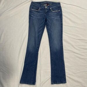 Guess Starlet Straight leg low rise jeans size 24 y2k preppy mcbling